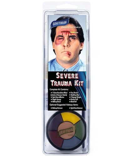 Severe Trauma Special Effects Makeup Kit for Realistic Fake Wounds
