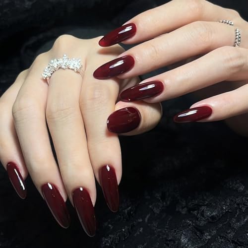 COSMOO Wicked Cherry Red Quick Dry Nail Polish - Chip Resistant, Vegan 12ml