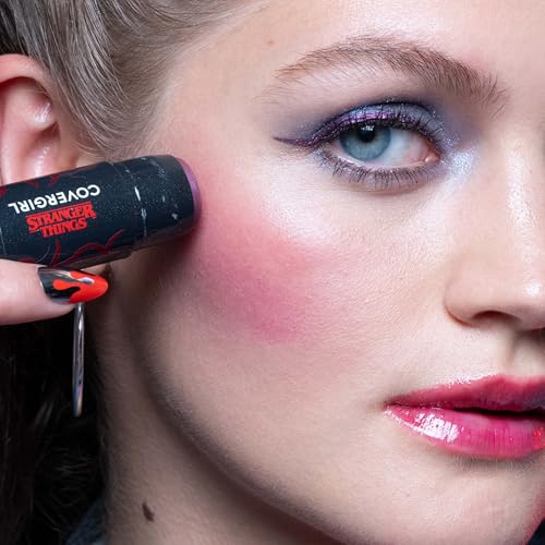 COVERGIRL Stranger Things Vecna's Curse PH Transforming Blush - 0.16 oz Shimmer Black to Purple