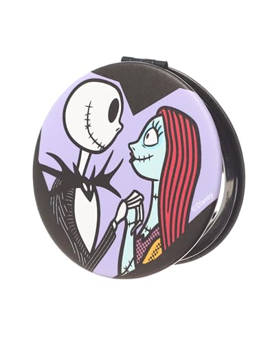 Nightmare Before Christmas Makeup Bag & Mirror Set - Jack & Sally Design