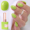 Gel Nail Polish 15ML - Translucent Light Milky Green Glow Variation - Long-Lasting, Healthy Formula