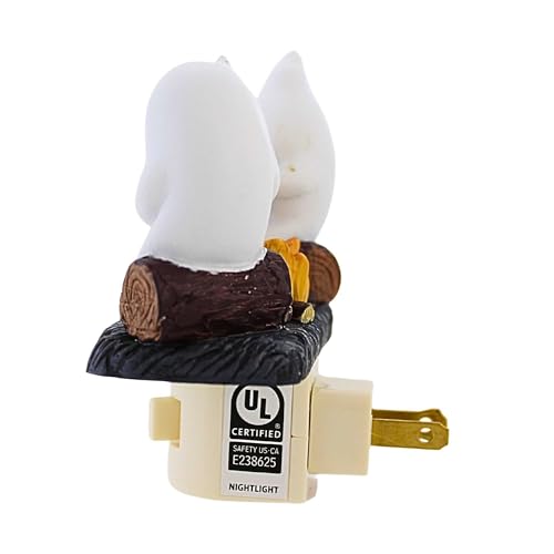 Roman Ghosts Campfire Night Light - Spooky 4-Inch Halloween Decor