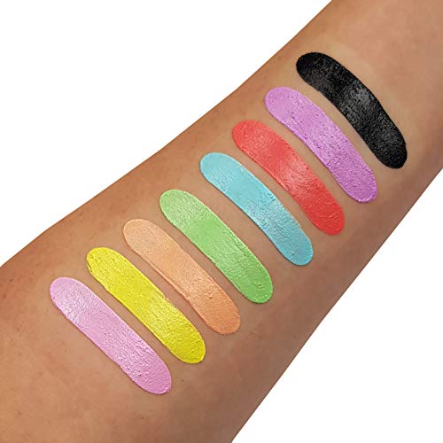 Moon Glow Neon UV Body Crayon Stick - Black for Face & Body