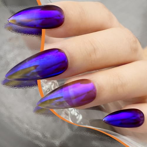 Galactic Dream Unicorn Chrome Nail Powder - Mermaid Aurora Mirror Effect
