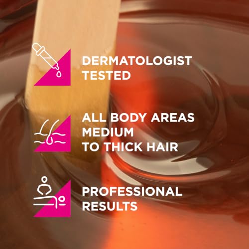 Honey Soft Wax for Hair Removal - Oily & Normal Skin, 14 oz