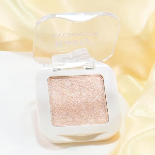 Pearl White Shimmer Eyeshadow Palette - Glitter & Metallic Shades, 0.04 oz - A12 Variation