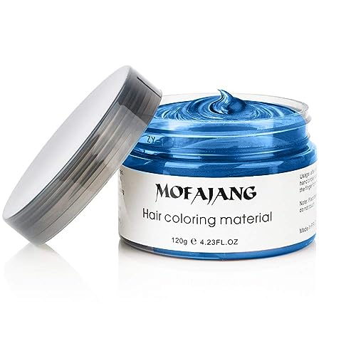 Blue Hair Wax Spray - Temporary Hair Color for Cosplay & Parties - 4.23 oz