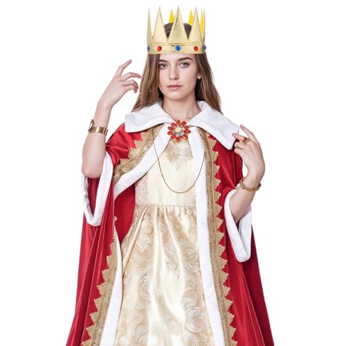 Apausvcm Regal Gold King Crown - Style6 Birthday Party Accessory