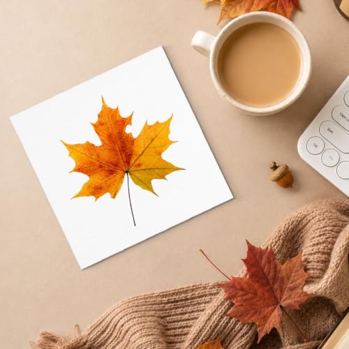 Fall Decor Rustic Maple Leaf Wooden Sign - Sign-18 Autumn Thanksgiving