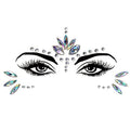 Sparkling Rhinestone Face Gems Stickers for Makeup & Party Decorations