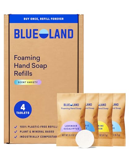 Foaming Hand Soap Refill Tablets - Classic Variety 4 Pack - Eco-Friendly & Refillable