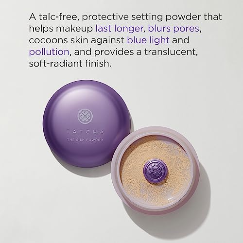 Translucent Silk Setting Powder - Talc-Free Long-Lasting Makeup Finishing