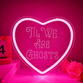 Heart Neon Sign Love Neon Wall Decor Dimmable Valentine's Day LED Light - Pink Heart