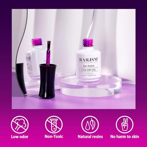 Color Changing Gel Nail Polish 15ML Dark to Bright Purple Mood Temperature Effect - RAR699