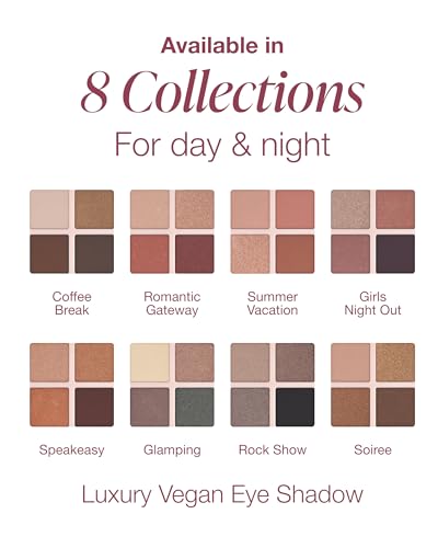 Mineral Fusion Eyeshadow Palette Coffee Break - 0.25 Ounce Vegan Makeup Set