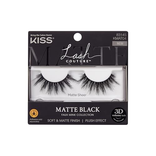 False Eyelashes 1 Pair Matte Sheer 16mm Reusable Lash Clusters - Natural Look