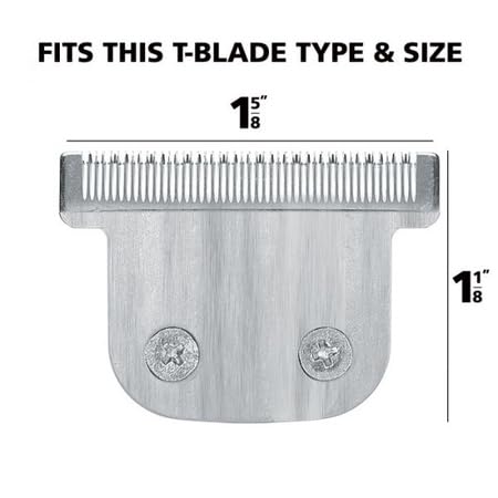 Wahl Replacement 40mm Detachable T-Blade - Compatible with Multiple Trimmer Models | Precision Cutting