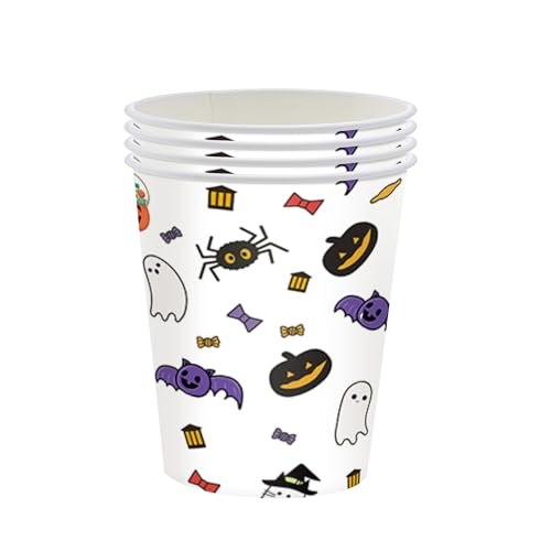 Halloween Ghost Paper Plates and Napkins Party Set for 20 Guests
