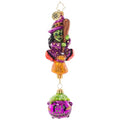 Witchy Woman Glass Christmas Ornament - Halloween Tree Decor - Radko 2023 Collectible