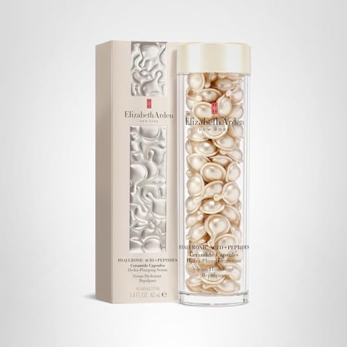 Elizabeth Arden Hyaluronic Acid + Peptides Ceramide Capsules Hydra-Plumping Serum, 90 Capsules, 1.4 fl oz