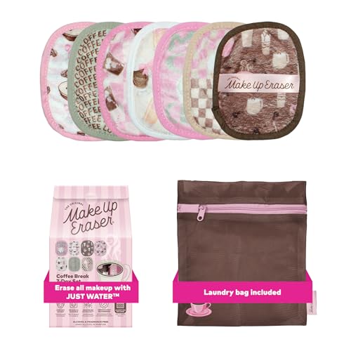 MakeUp Eraser Coffee Break 7-Day Makeup Remover Set - Waterproof & Sensitive Skin Friendly