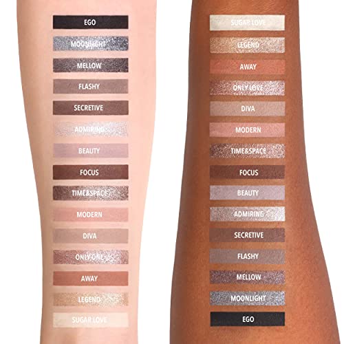 Endless Moonlight Eyeshadow Palette - 15 Highly Pigmented Shades - Vegan & Cruelty-Free - Moira Variation
