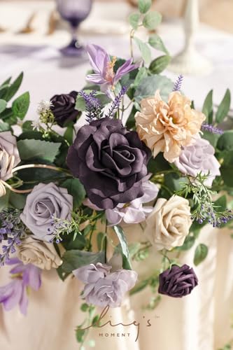 Purple Artificial Flower Garland 9 FT Wedding Arch Decor - Lavender Variation