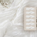 Ivory White Cheesecloth Table Runner 6 Pack - 10Ft Wedding Bridal Decor