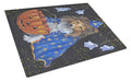 Sheltie Halloween Witch Glass Cutting Board Large Decorative Kitchen Chopping Board - Caroline's Treasures