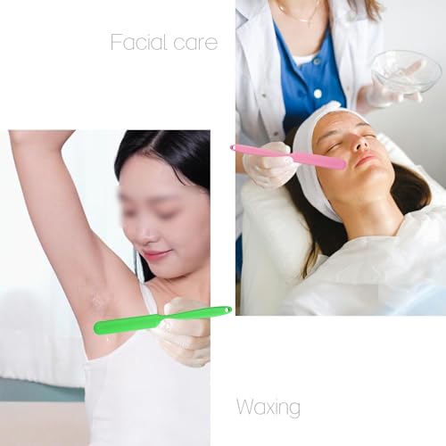 Reusable Pink Silicone Wax Applicator Spatula - Hair Removal & Body Use, Size 1