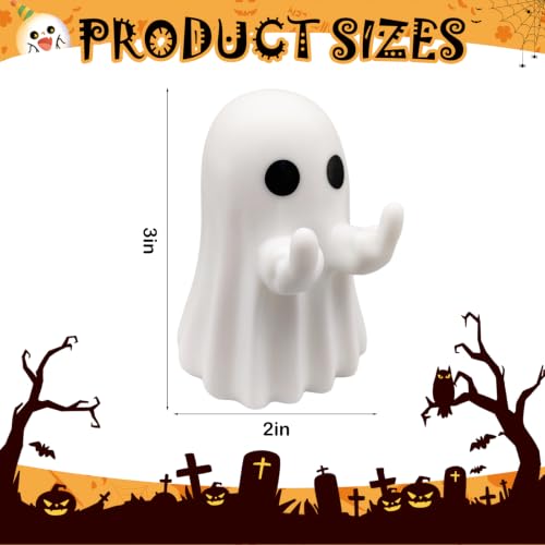 Halloween Ghost Figurine - White Ghost Spooky & Cute Home Decor Statue - Variation of THIS listing