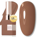 Double Rhythm 15ML Gel Polish Light Brown Sheer Same Bottle - Rose Nude Variation
