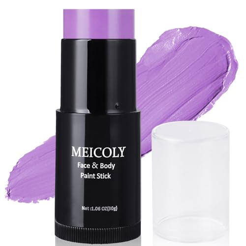 Light Purple Face Body Paint Stick - Waterproof, Sweatproof Halloween SFX Makeup