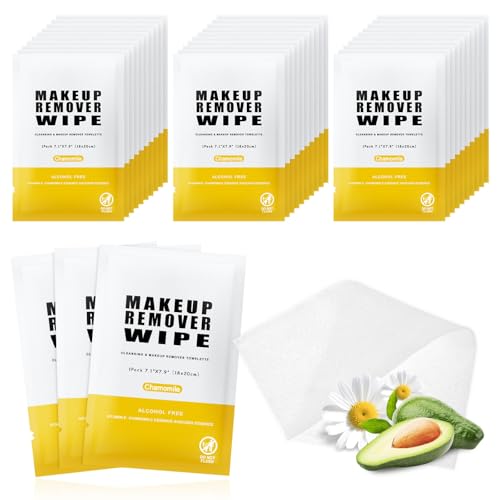 200 Pack Makeup Remover Wipes - Gentle Face Cleansing & Travel-Friendly