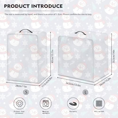Coffee Maker Dust Cover Protector - Chocolate & S - Universal Fit, Washable, Foldable Kitchen Accessory