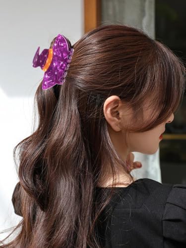 Purple Witch Hat Hair Claw Clip Halloween Hair Accessories - Variation 7