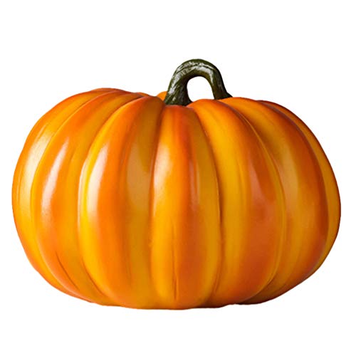 Halloween Resin Pumpkin Decoration 19x14x14cm - Indoor & Outdoor Fall Decor