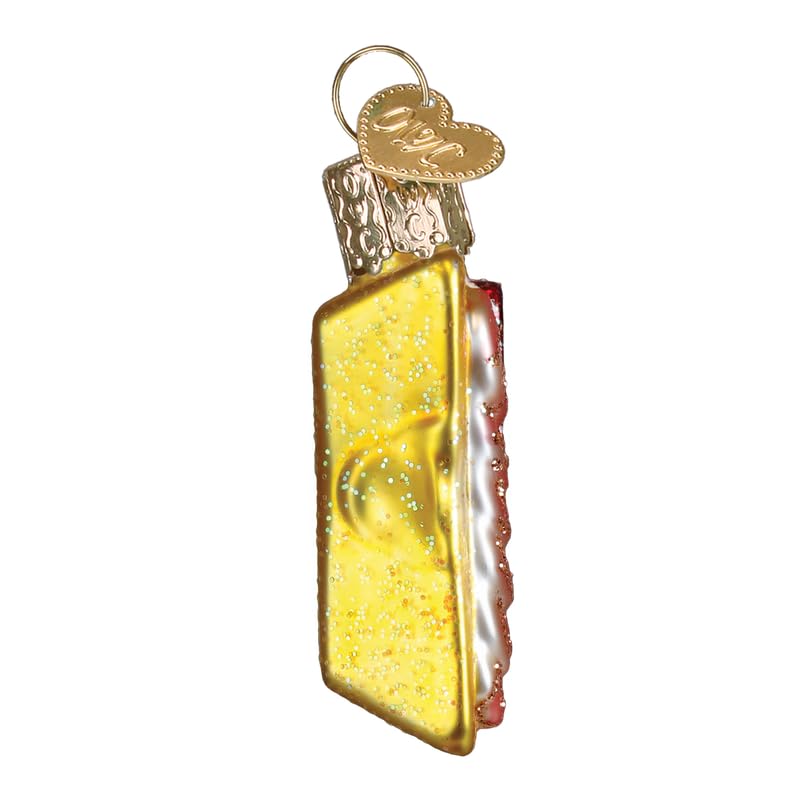 Bacon Glass Christmas Ornament - Handcrafted Holiday Food Decoration