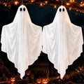 Large 4FT Halloween Hanging Ghost Decorations - 2 Pack, Indoor & Outdoor Spooky Decor