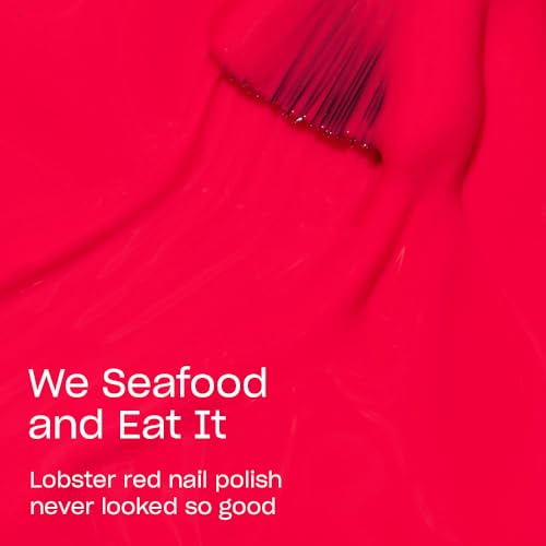 OPI Nail Lacquer - We Seafood and Eat It - Bright Red Opaque Nail Polish