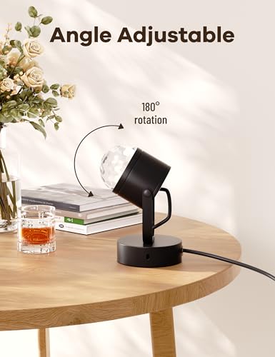Joyzy Plug-in Ocean Wave Table Lamp Water Ripple Black - Mood Lighting