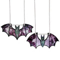 Halloween Bat Window Decor Hanging Ornaments Acrylic Vampire Style Set
