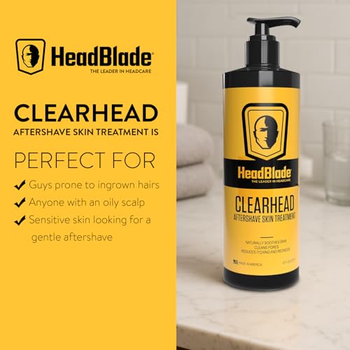 Men's Post Shaving Aftershave Lotion - Prevent Ingrown Hair & Irritation, 8 oz Pump