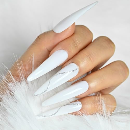 Dowos 15ML Sheer White Gel Nail Polish - Same Color, Soak Off, Salon & DIY