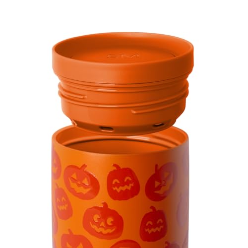Simple Modern Halloween Travel Coffee Mug 16oz with 360° Lid - Jack-O-Lanterns Variation