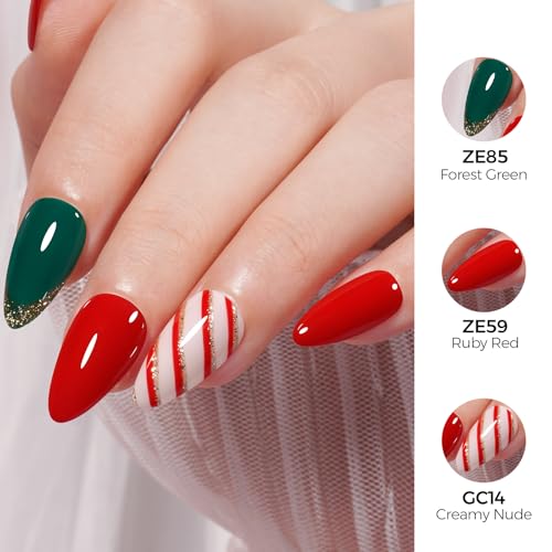 Red Gel Nail Polish 15ml - Long Lasting Soak Off UV LED Manicure - Ruby Red Variation