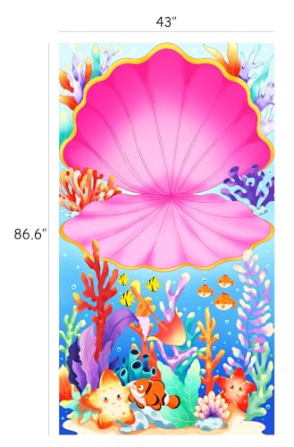 Under the Sea Trunk or Treat Car Decorations Kit Pink Mermaid SUV Decor