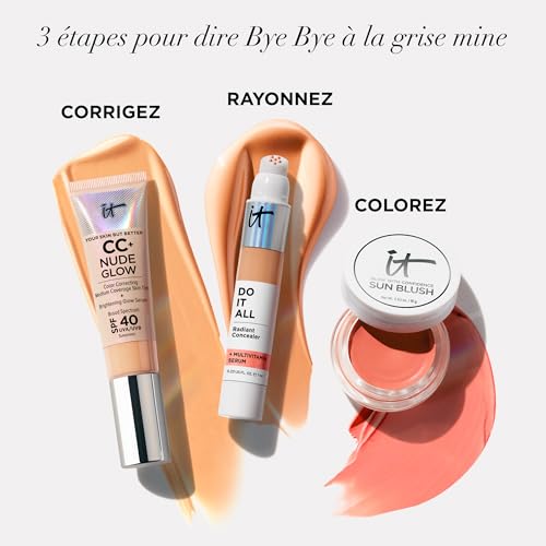 IT Cosmetics Do It All Radiant Concealer ­­– Makeup Concealer – Hydrate & Brighten – Creaseless Medium Coverage & Radiant Finish ­­– Niacinamide & Hyaluronic Acid - Light Neutral, 0.2 Fl Oz