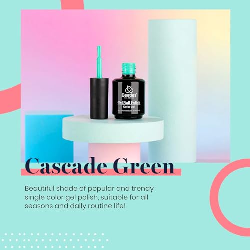 15ml Green Gel Nail Polish - Soak Off UV & LED Long-Lasting Manicure