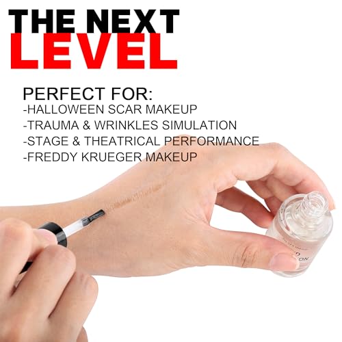 15ml Rigid Collodion Scar Wax Kit for SFX Makeup Halloween Stage Costume